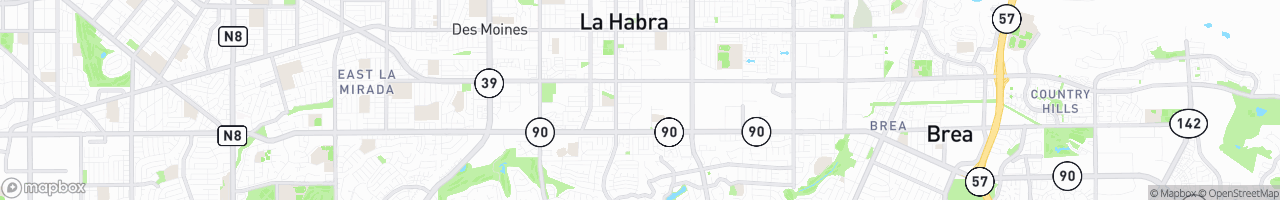 La Habra Bakery - map