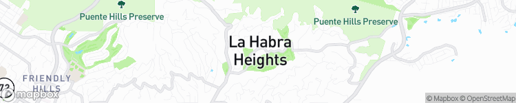 La Habra Heights - map