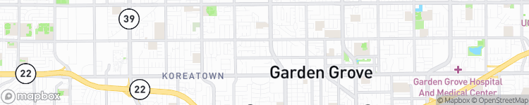Garden Grove - map