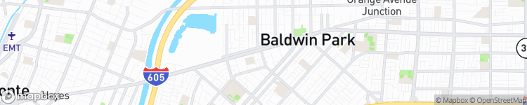 Baldwin Park - map