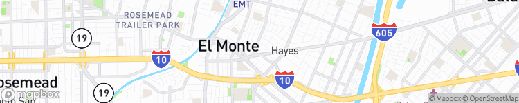 El Monte - map