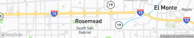 Rosemead - map