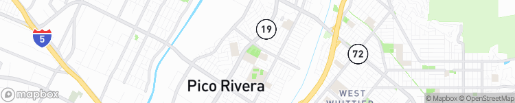 Pico Rivera - map