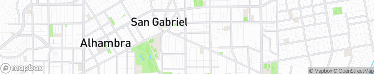 San Gabriel - map
