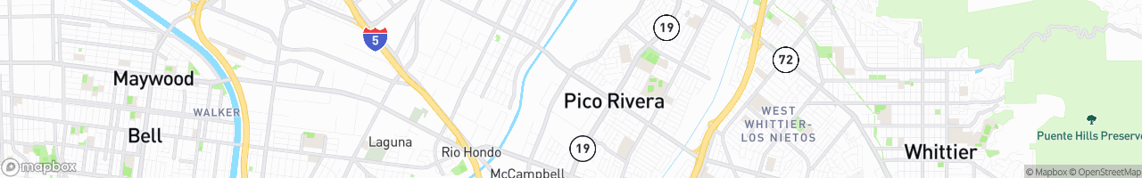 Walmart Pico Rivera Supercenter Vision Center - map