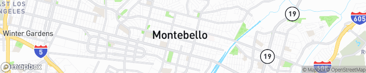 Montebello - map
