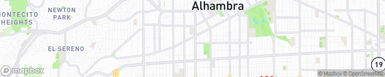Alhambra - map