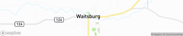 Waitsburg - map