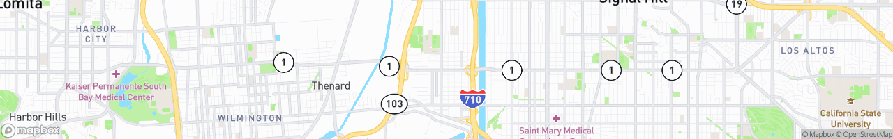 PCH Truck Stop - map