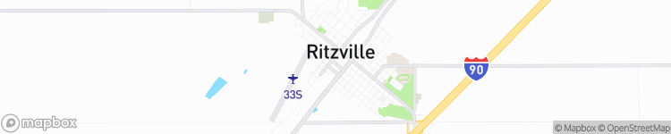 Ritzville - map