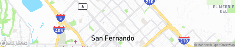 San Fernando - map