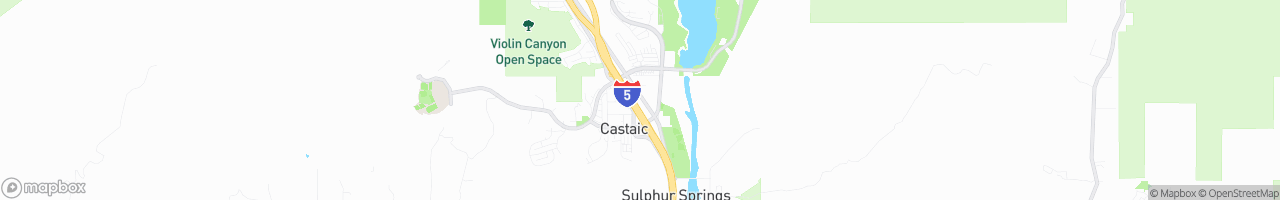 Castaic Truck Stop - map