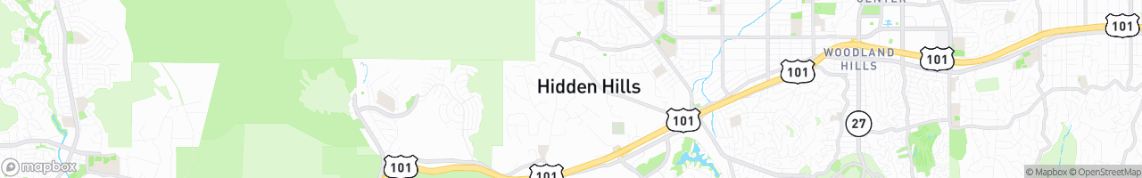 TruckMap of Hidden Hills