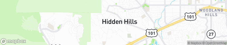 Hidden Hills - map