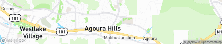 Agoura Hills - map
