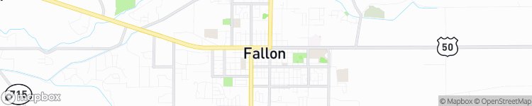 Fallon - map