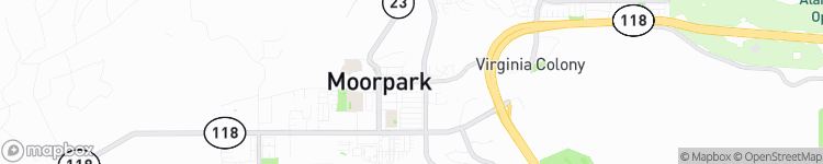 Moorpark - map