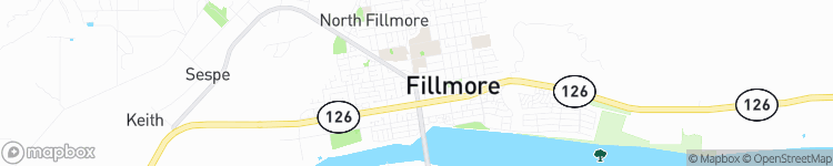 Fillmore - map