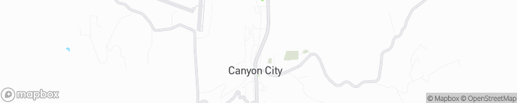 Canyon City - map