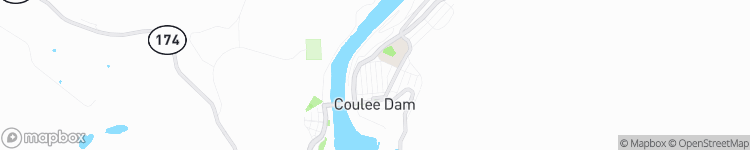 Coulee Dam - map