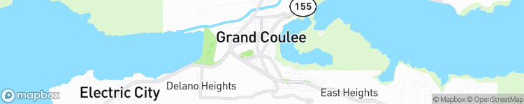 Grand Coulee - map