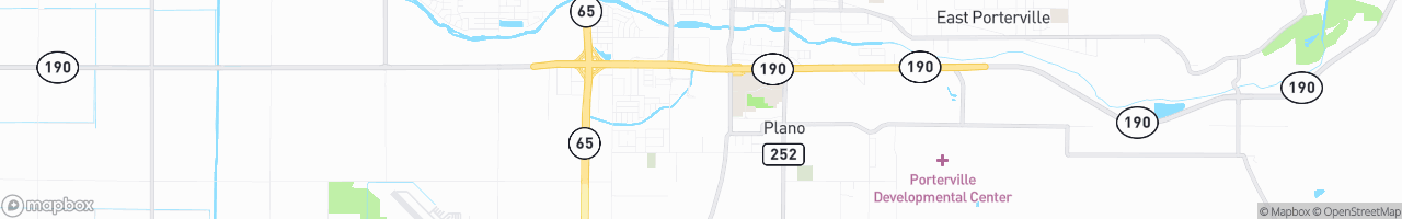 TruckMap | 1005 S H St Porterville CA 93257