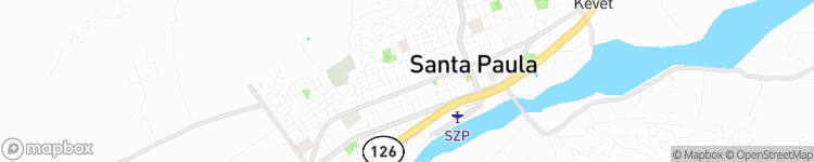Santa Paula - map