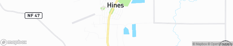 Hines - map