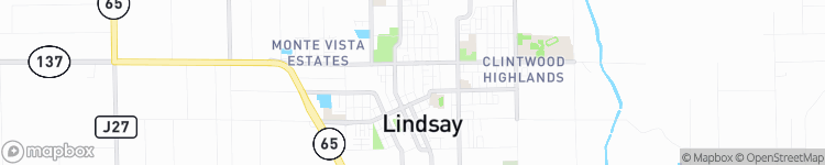 Lindsay - map