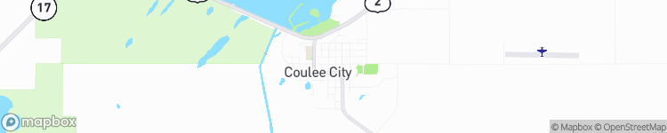 Coulee City - map