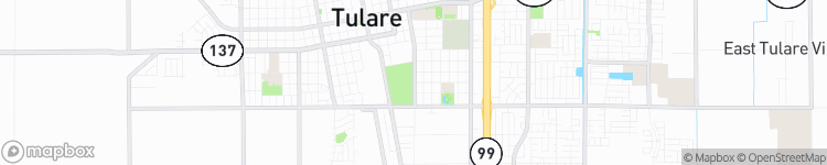 Tulare - map