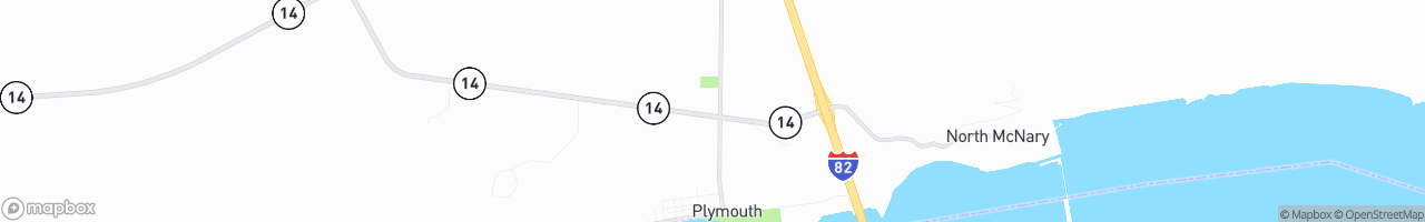 Weigh Station Plymouth WB & EB - map