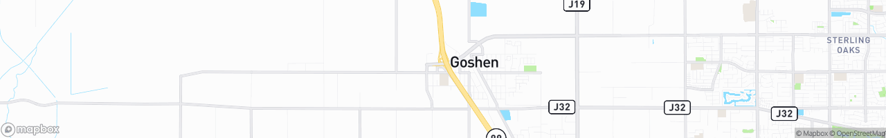 Goshen Arco Travel Plaza - map
