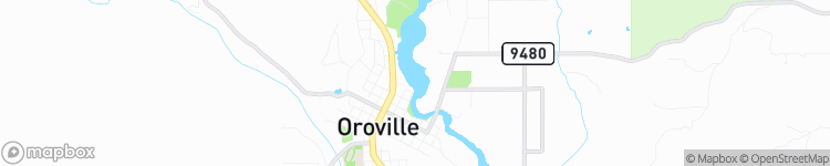 Oroville - map