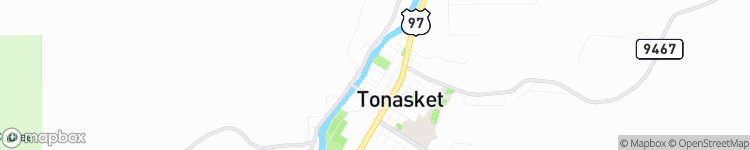 Tonasket - map