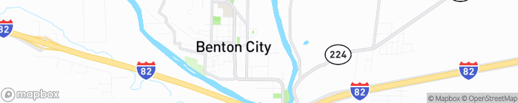 Benton City - map
