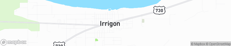 Irrigon - map
