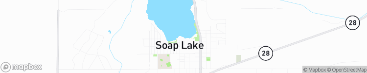 Soap Lake - map