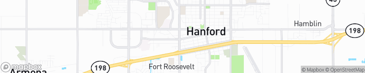 Hanford - map