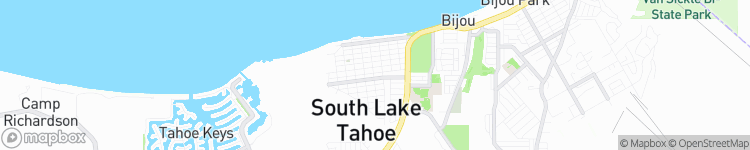 South Lake Tahoe - map