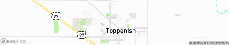 Toppenish - map