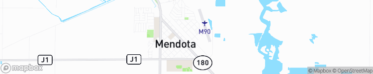 Mendota - map