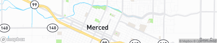 Merced - map