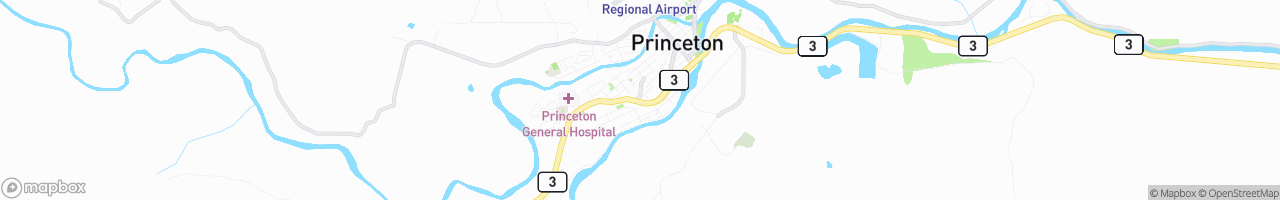 Princeton Husky - map