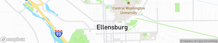 Ellensburg - map