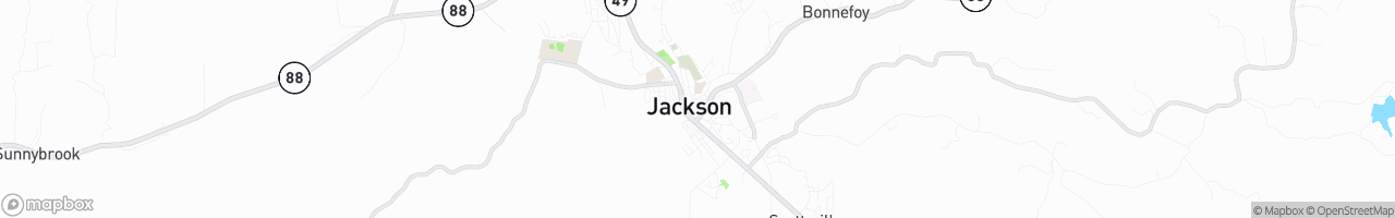 Jackson - map