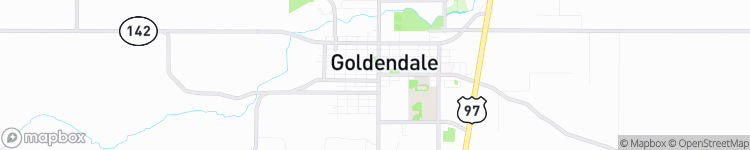 Goldendale - map