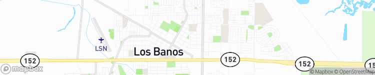 Los Banos - map