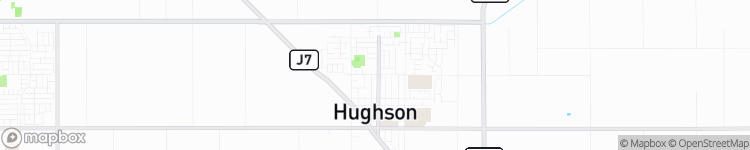 Hughson - map