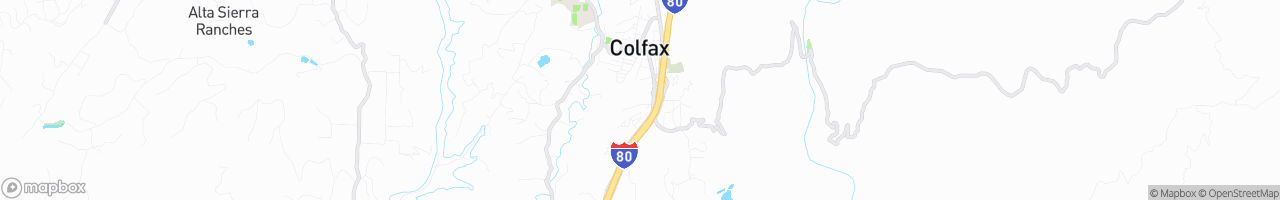 Colfax - map